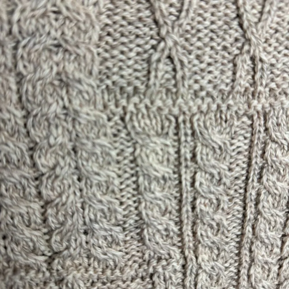 ARAN - Knit Cushion Cover 100% Merino Wool  IRELAND